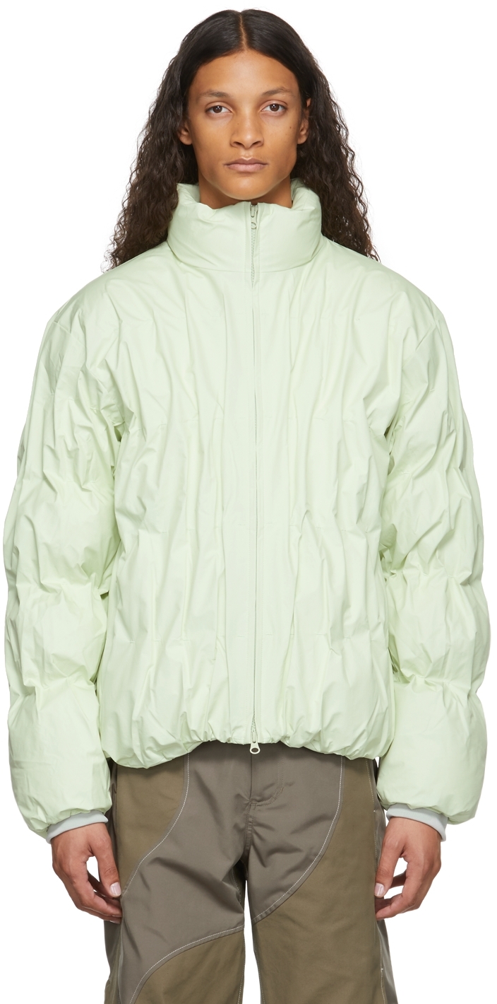 Post Archive Faction (PAF): Green Down 4.0+ Right Jacket | SSENSE