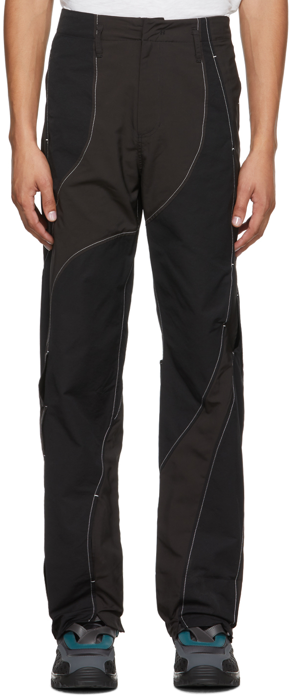 Post Archive Faction (PAF): Black 4.0+ Center Trousers | SSENSE