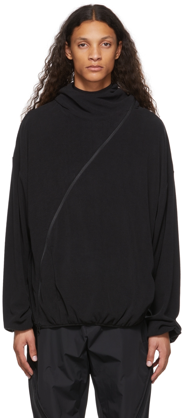 Post Archive Faction (PAF): Black 4.0+ Center Hoodie | SSENSE Canada
