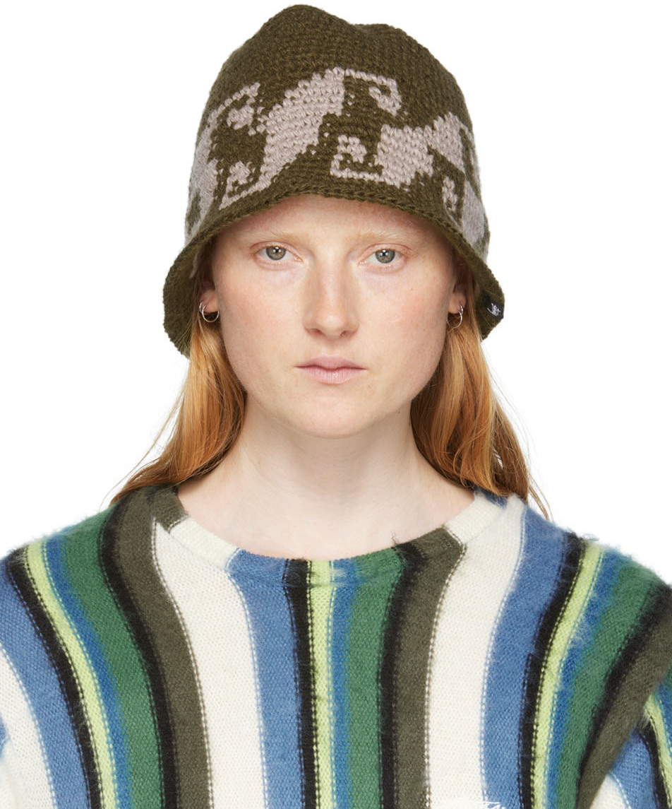 Stussy WAVES KNIT BUCKET HAT - ハット