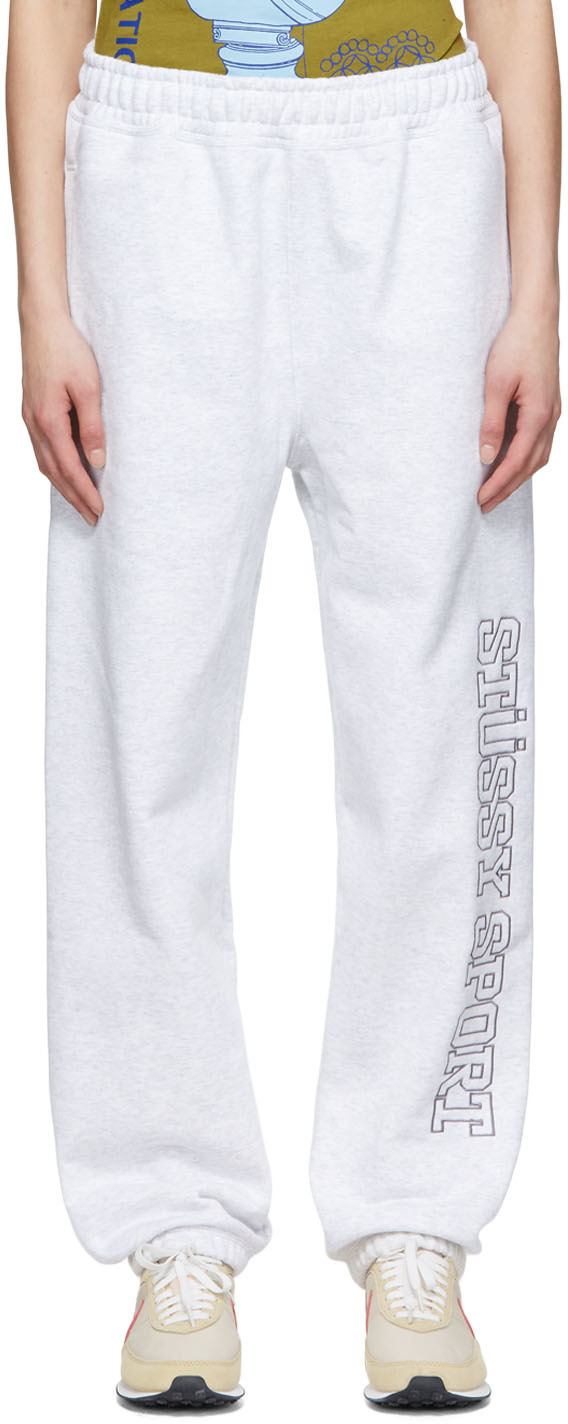 Pantalon de survêtement gris en viscose Ssense Homme Sport & Maillots de bain Vêtements de sport Pantalons 