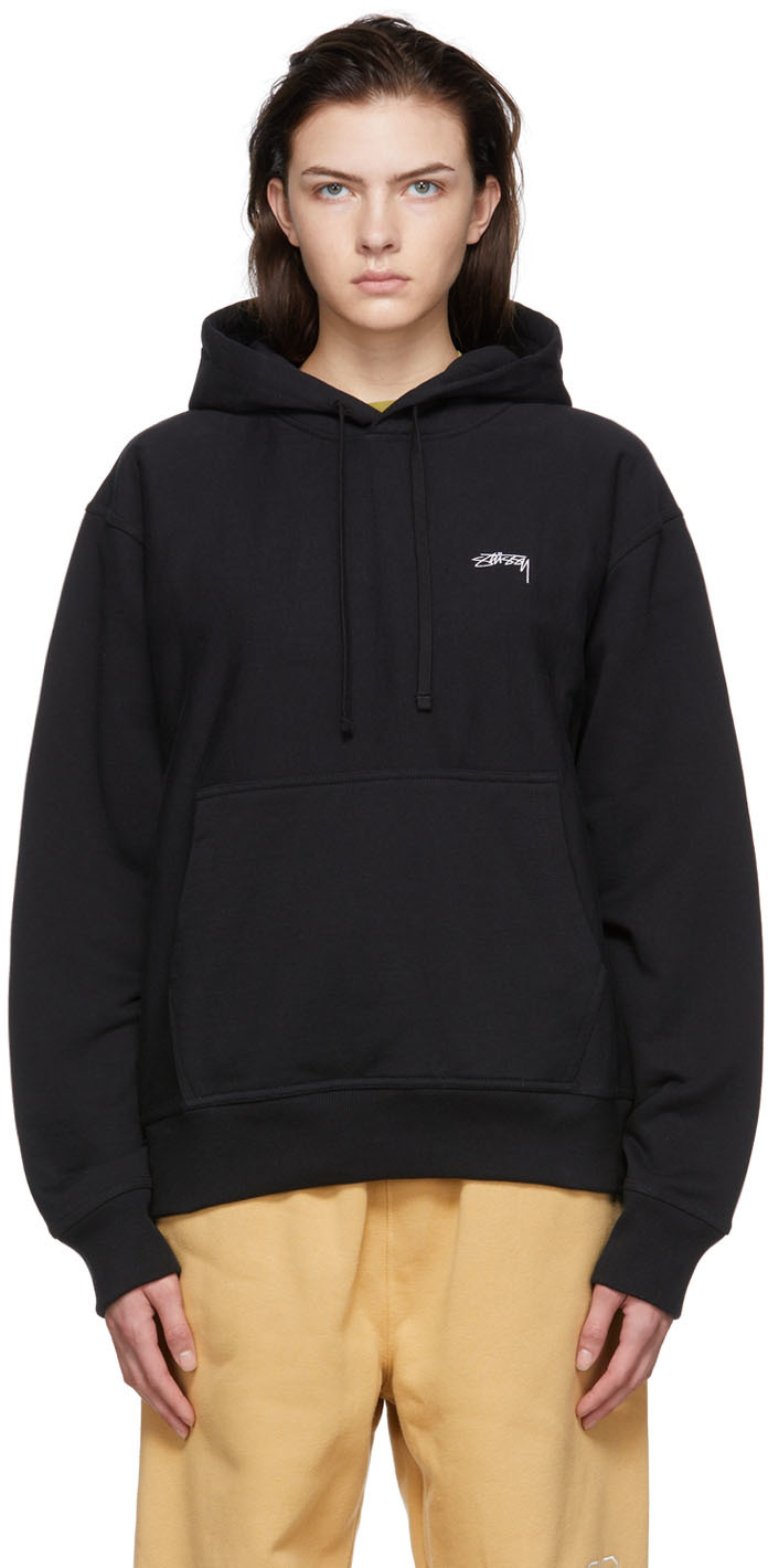 hoodie stussy noir