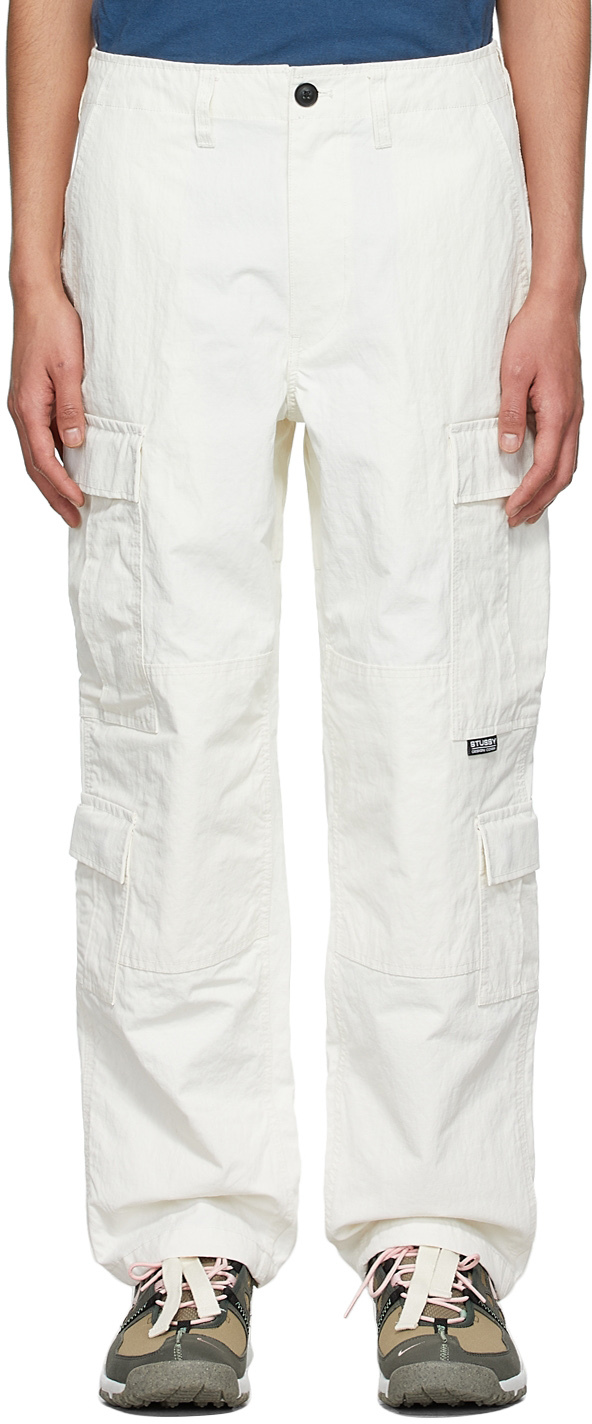 stussy stripe cargo pant