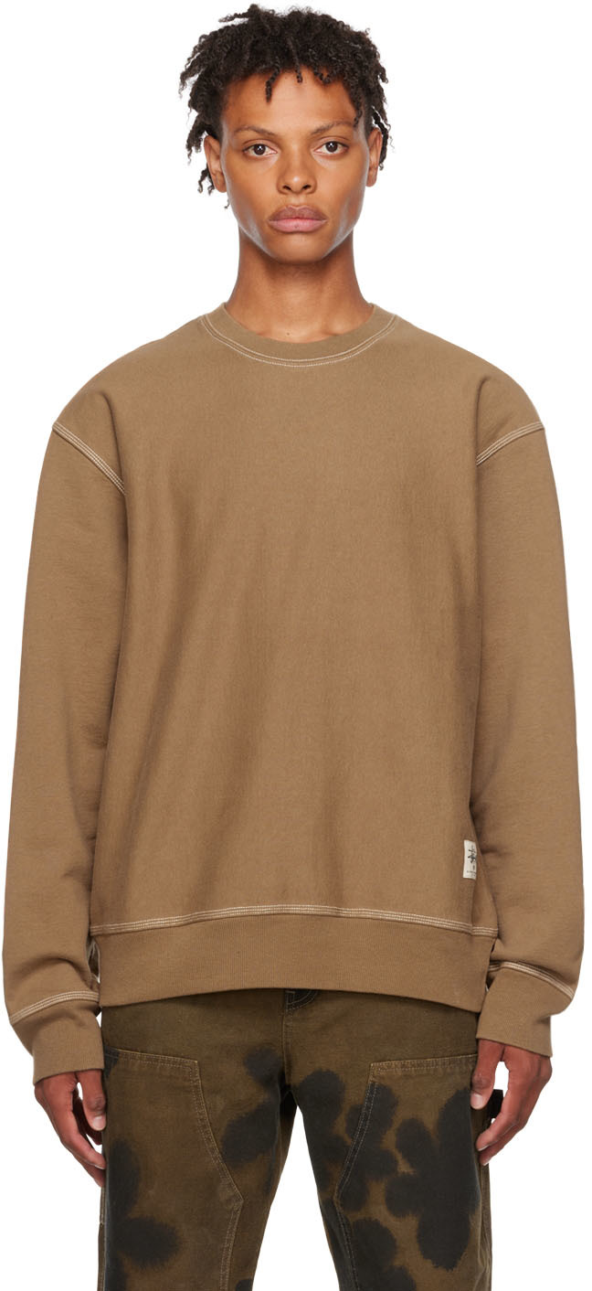 Stüssy Brown Cotton Sweatshirt