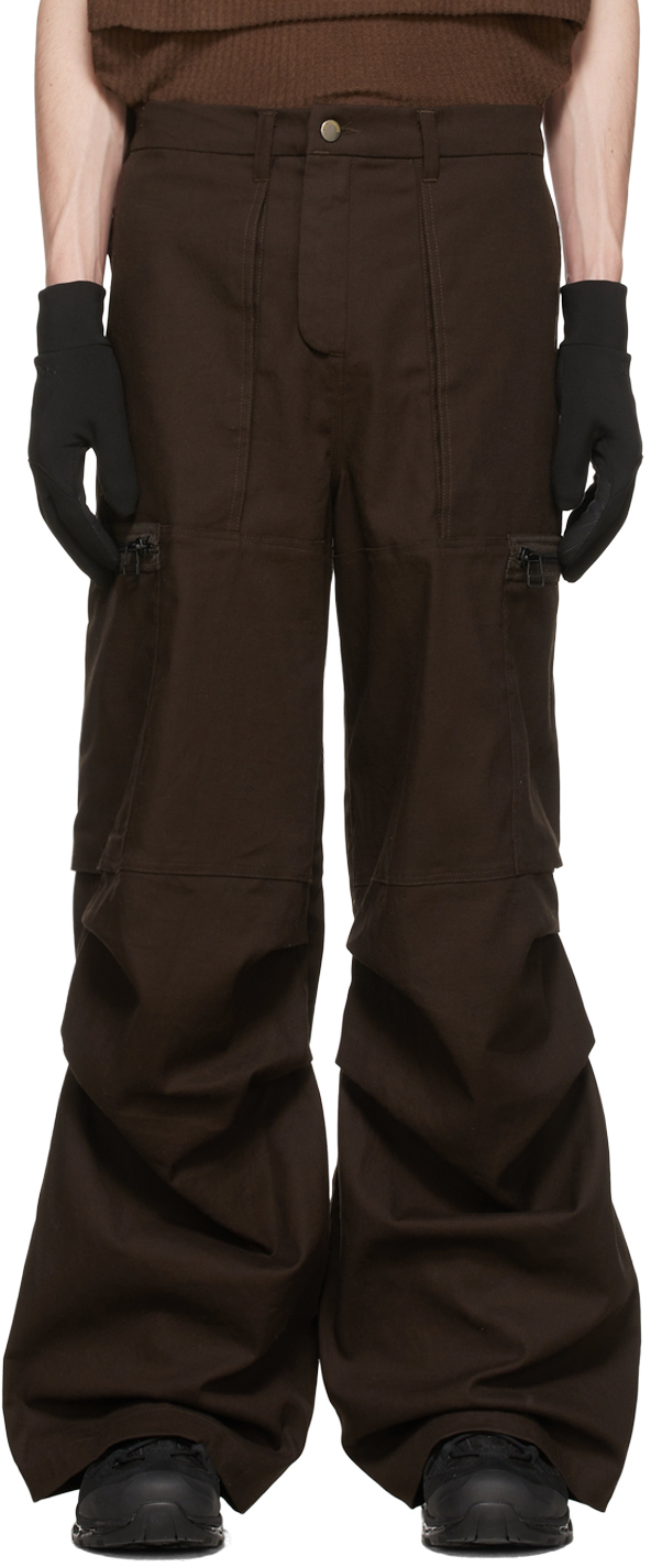 Bryan Jimenez SSENSE Exclusive Brown Trousers | Smart Closet