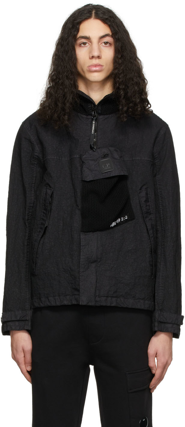 C. P. Company Black Metropolis Series Co-Ted Jacket