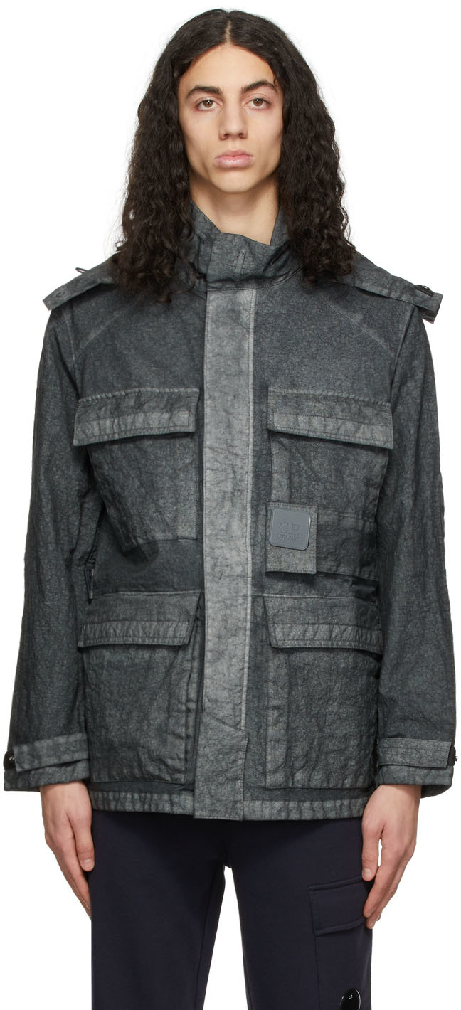 C.P. Company Grey Co-Ted Metropolis Jacket | Smart Closet
