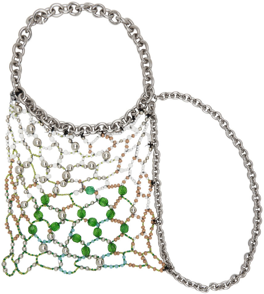 Dries Van Noten Multicolor Beaded Necklace In 1 White