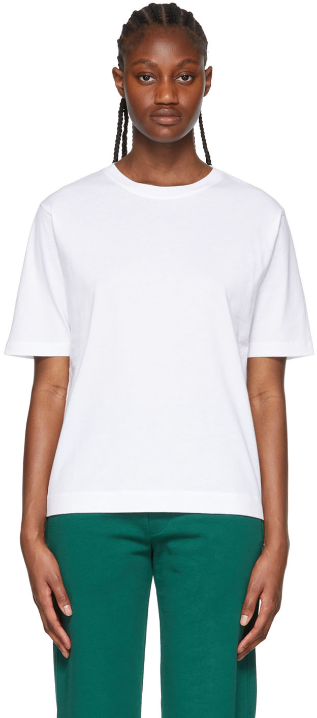 Dries Van Noten: White Cotton T-Shirt | SSENSE Canada