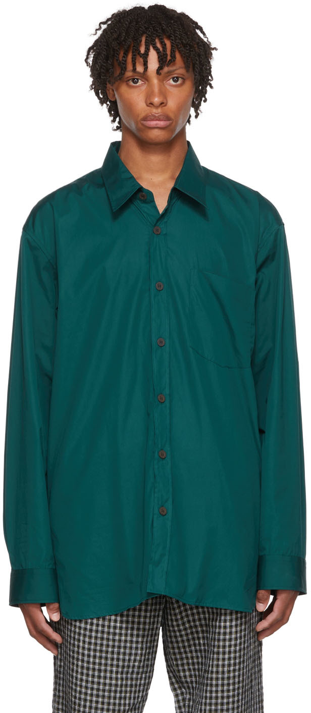 Green Cotton Shirt