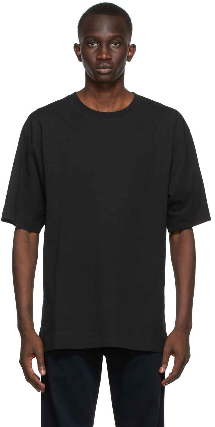 betalen musicus herten Dries Van Noten Black Cotton T-Shirt | Smart Closet