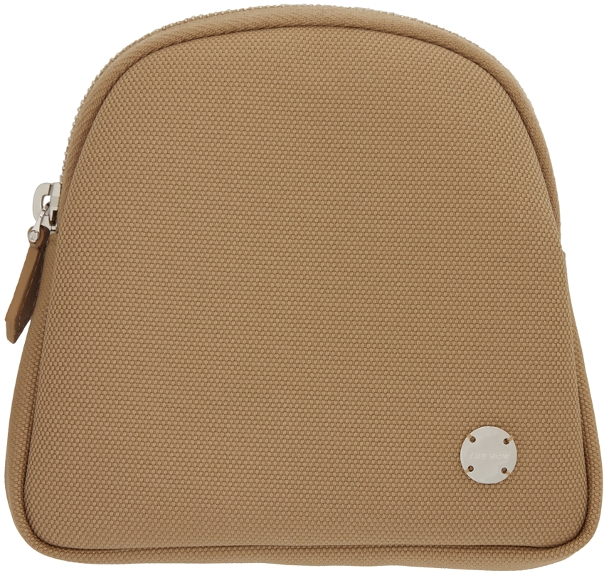 The Row Beige Circle Coin Pouch