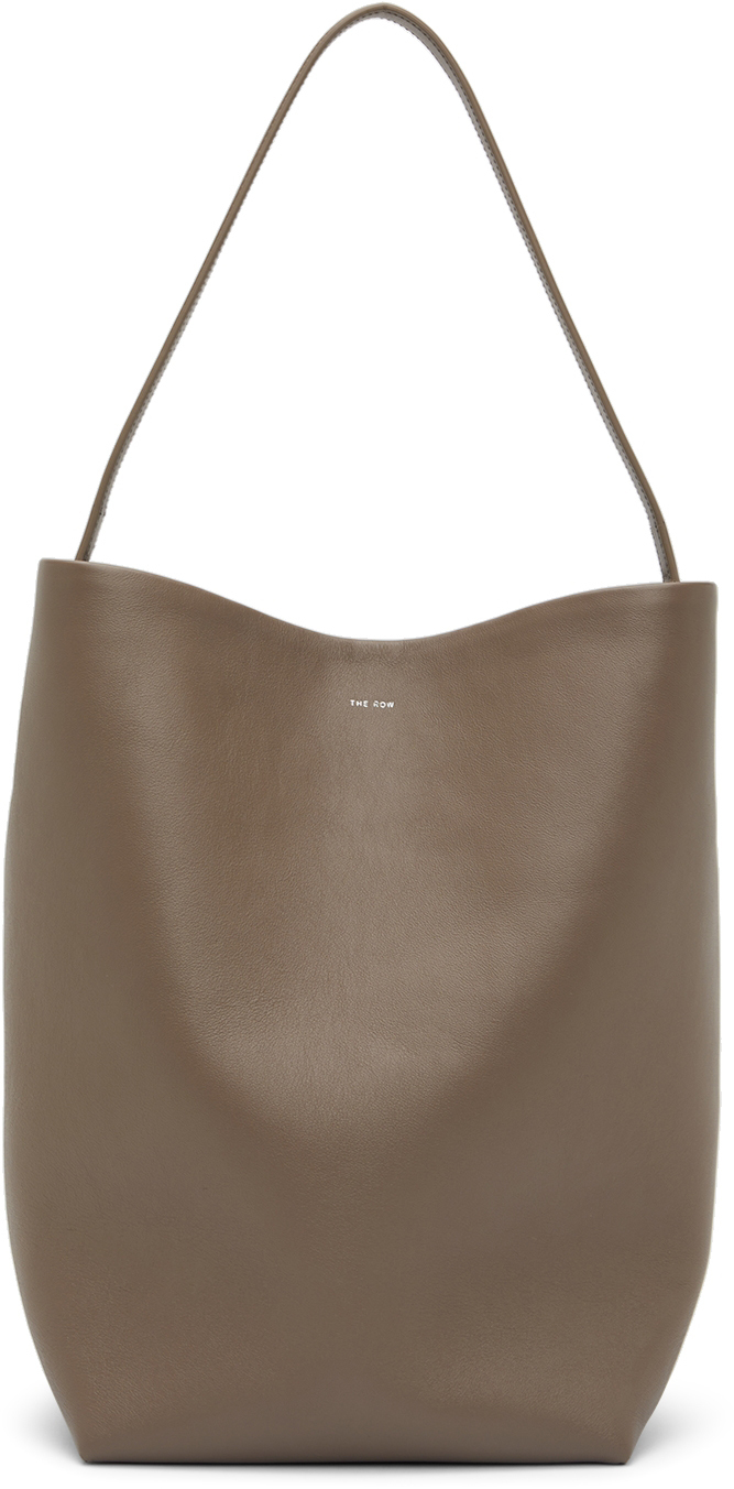 The Row: Taupe Park Tote | SSENSE Canada