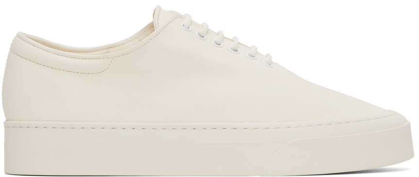 White Marie H Lace-Up Sneakers