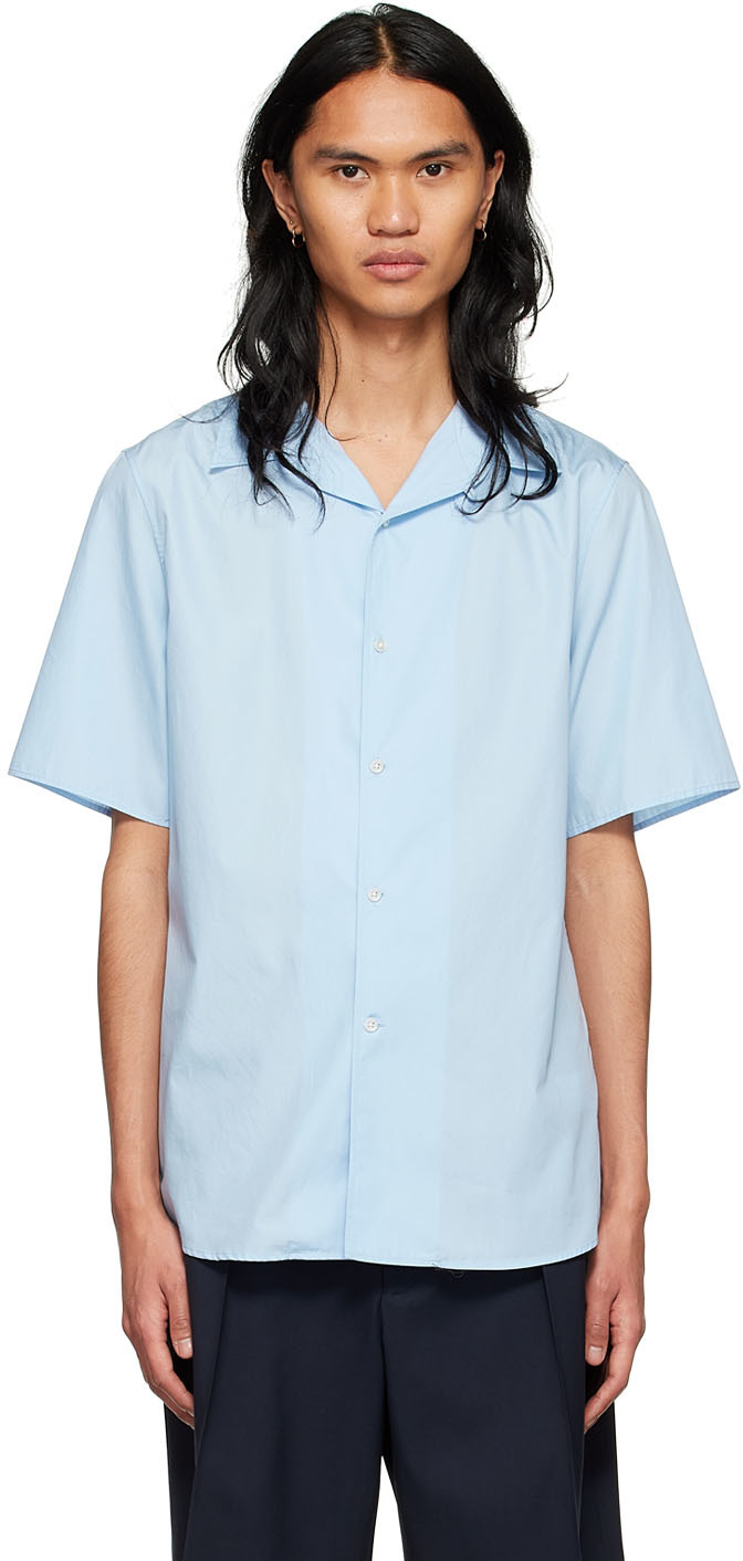 Blue Giuseppe Shirt by The Row on Sale