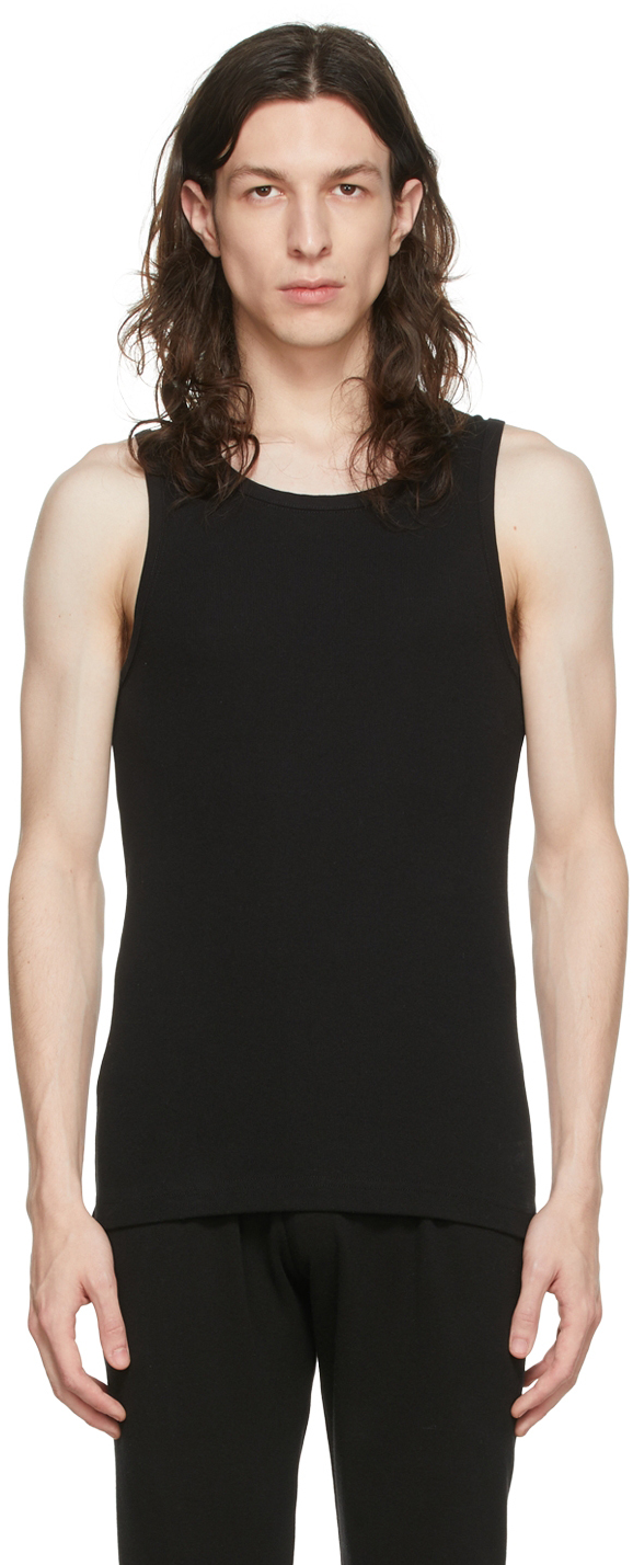 The Row: Black Erte Tank Top | SSENSE