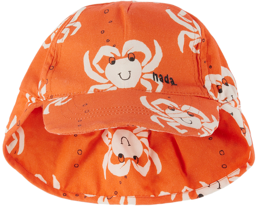 Nadadelazos Kids' Baby Orange Crabs Cap