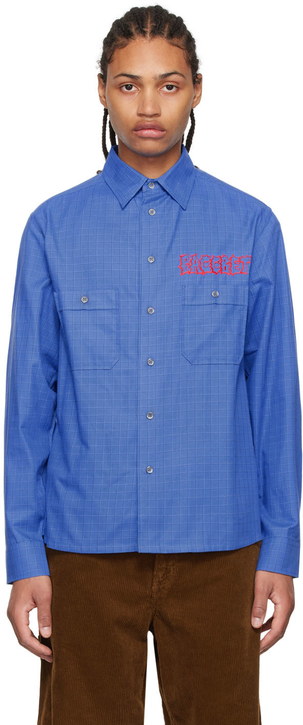 Rassvet Blue Cotton Shirt