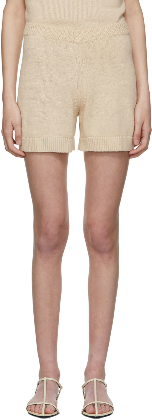 Shop The Garment Off-white Egypt Shorts In Toast 016