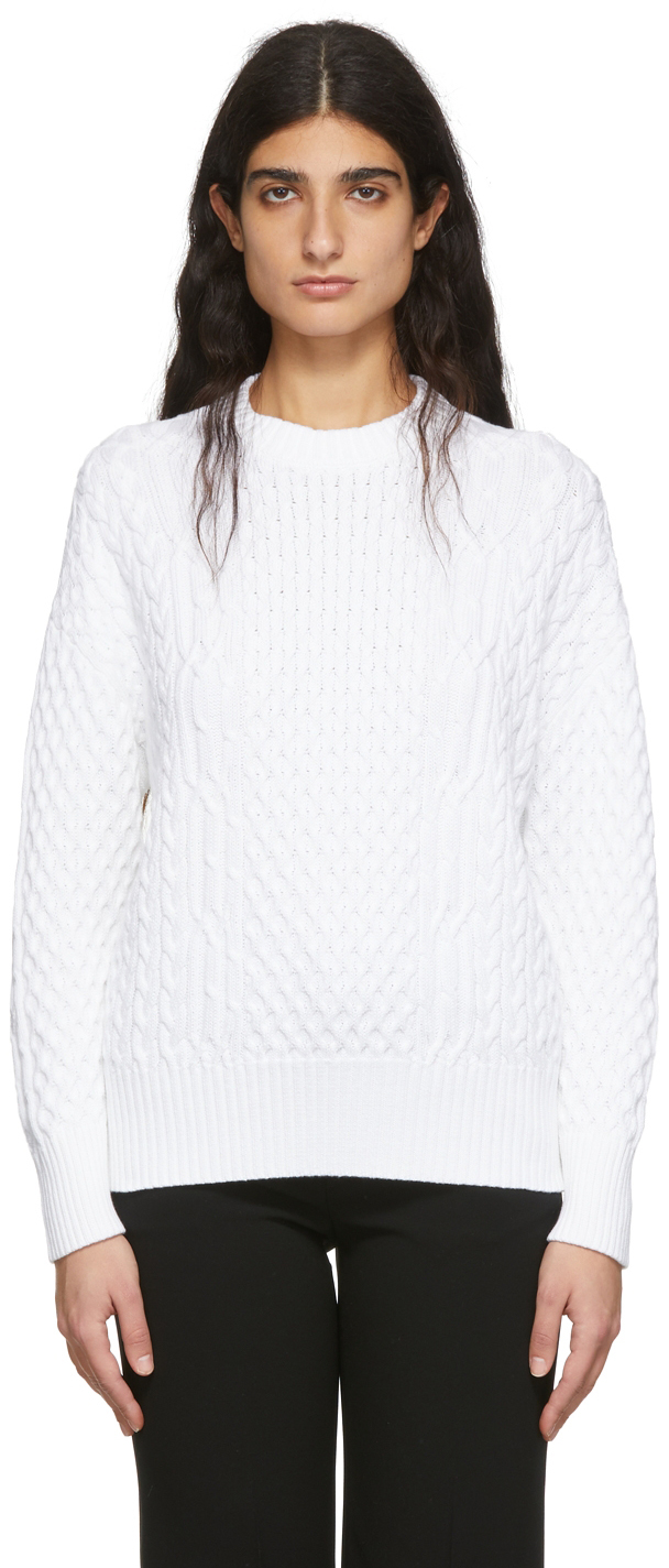CO: White Cotton Sweater | SSENSE