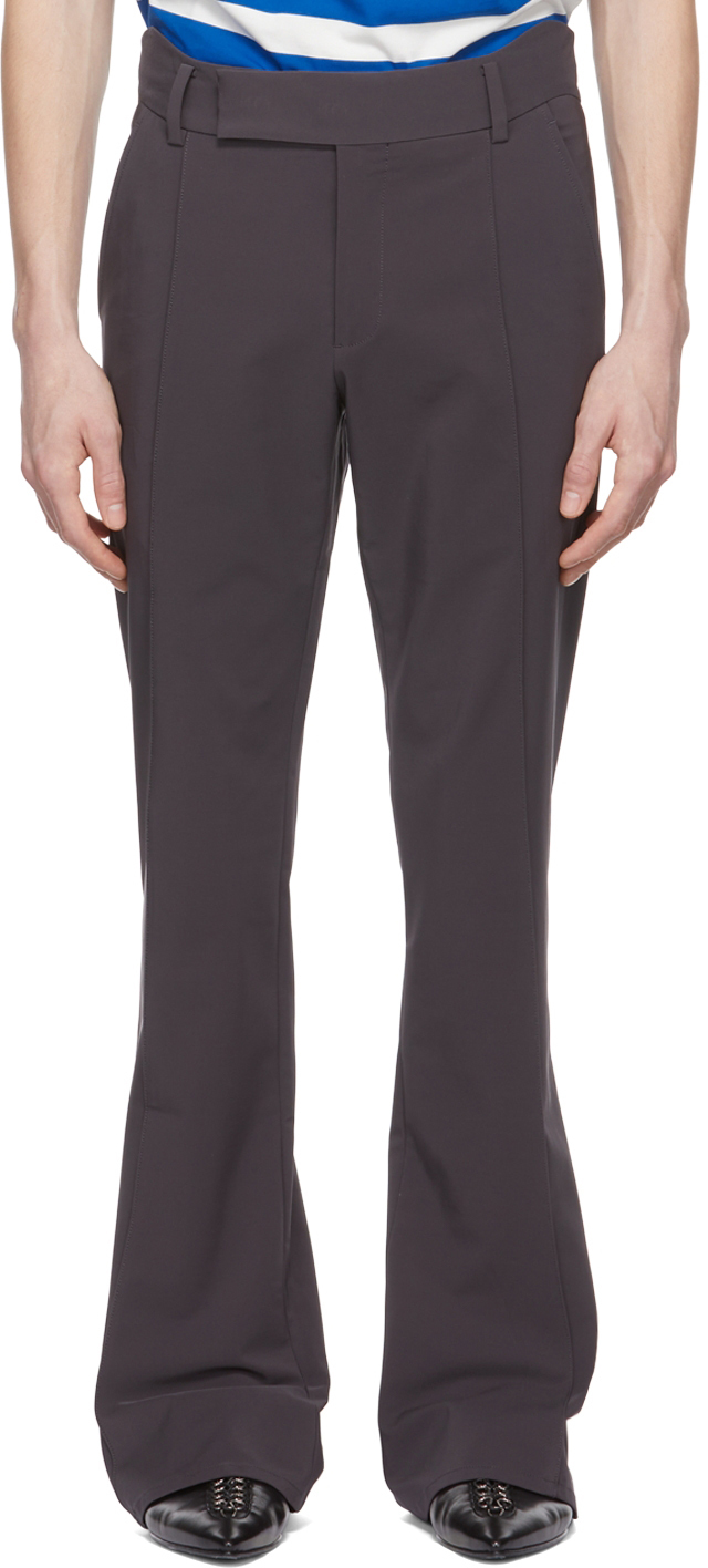 Cornerstone Gray Nylon Trousers