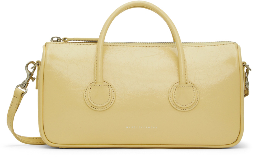 Marge Sherwood: Beige Zipper Small Bag | SSENSE Canada