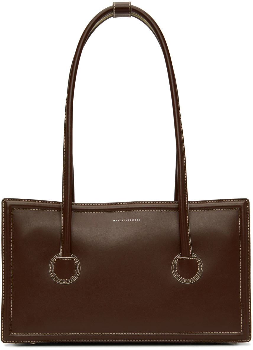 Marge Sherwood ブラウン ミディアム ボストン バッグ SSENSE 日本