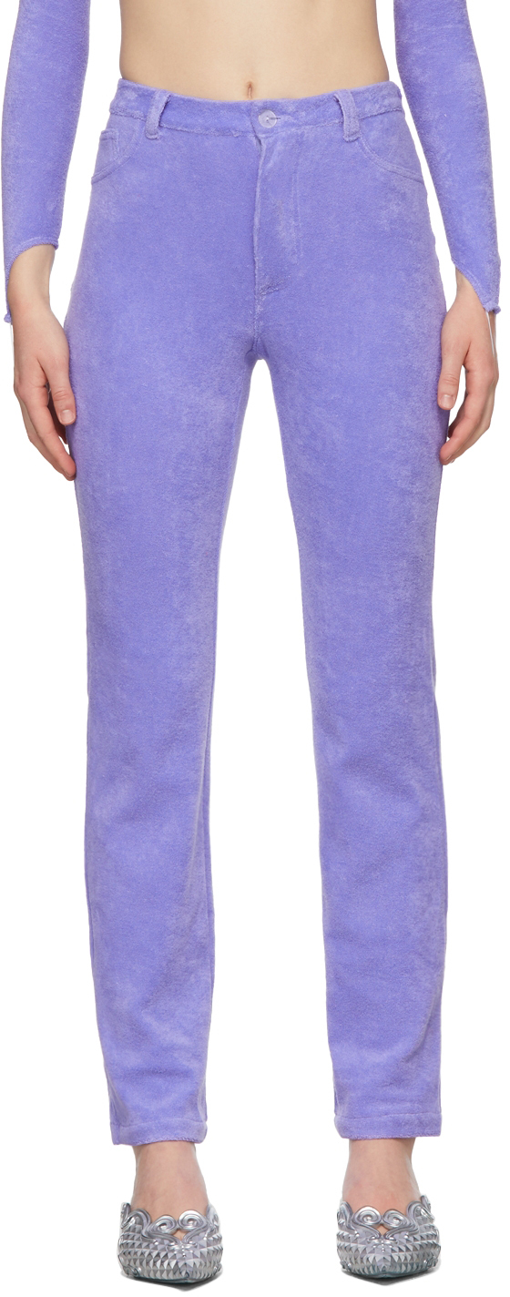 Purple Mokumentary Trousers