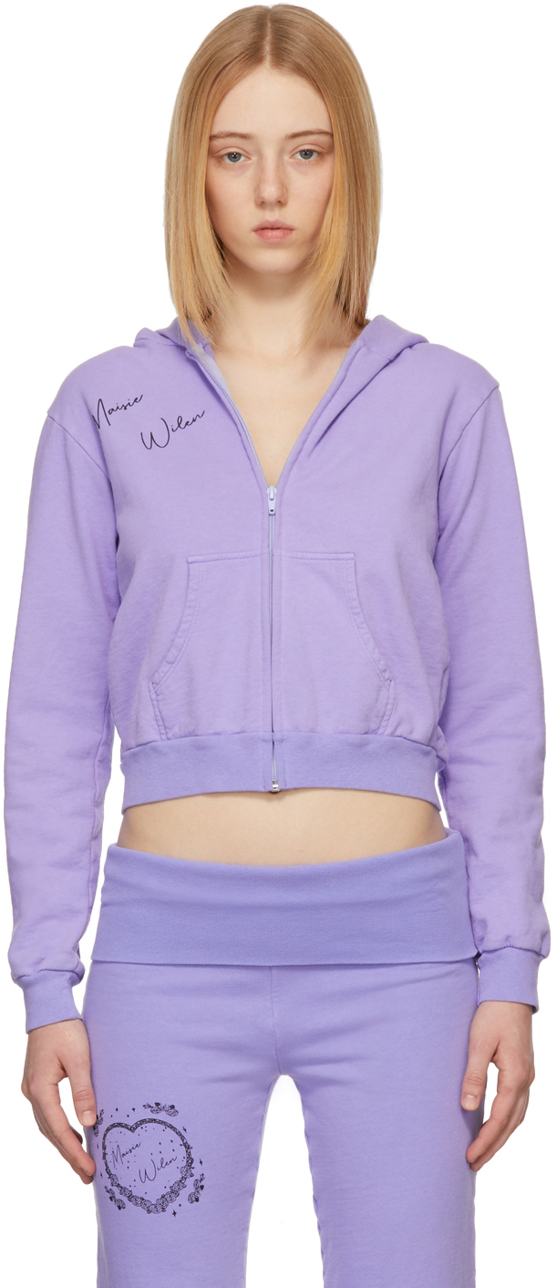 Maisie Wilen SSENSE Exclusive Purple Pop Hoodie