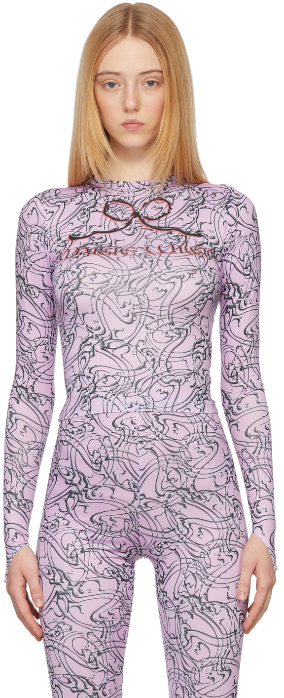 Maisie Wilen Pink Body Shop Long Sleeve T-Shirt