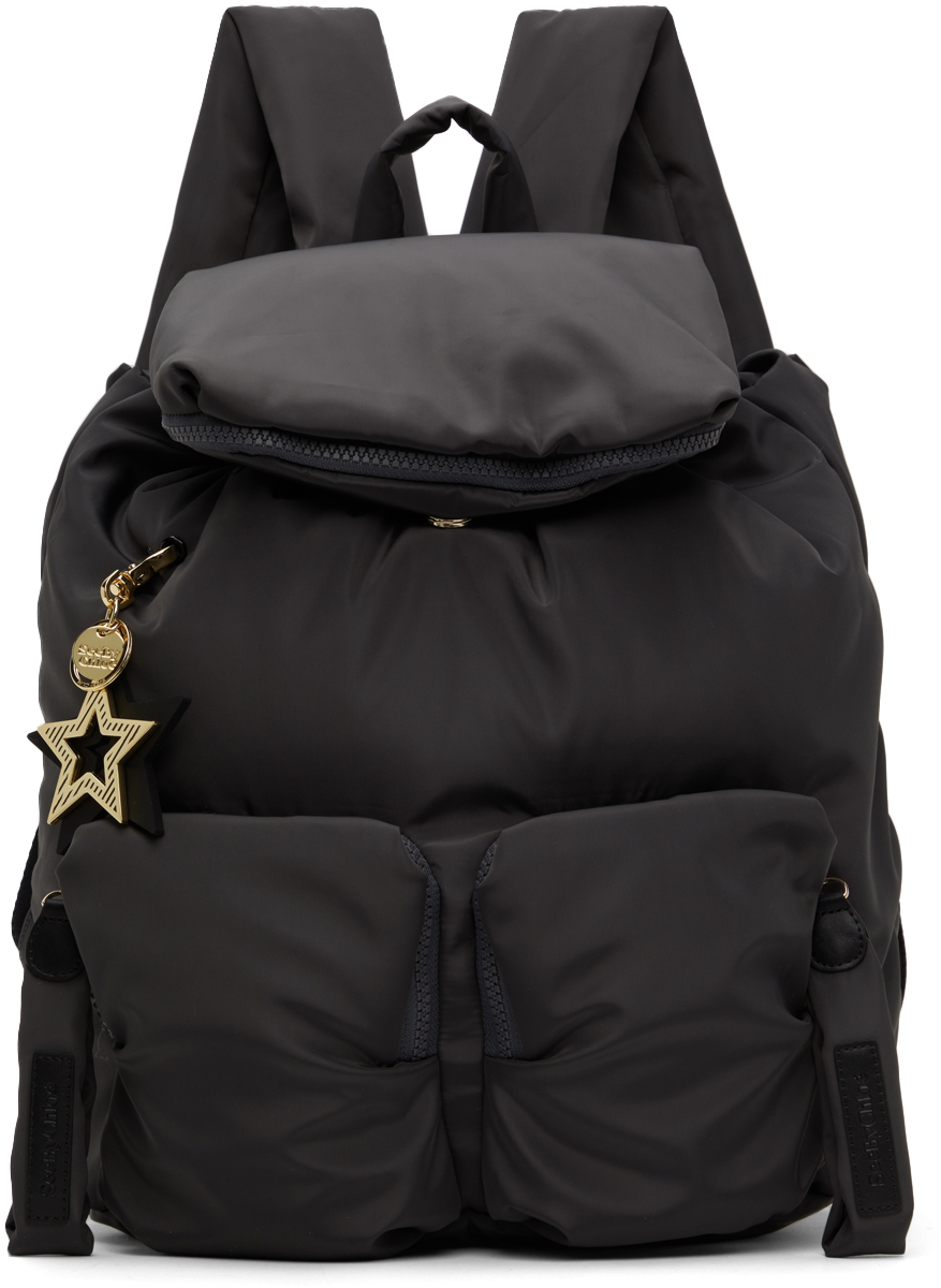 Grey Joy Rider Backpack by See by Chloé on Sale