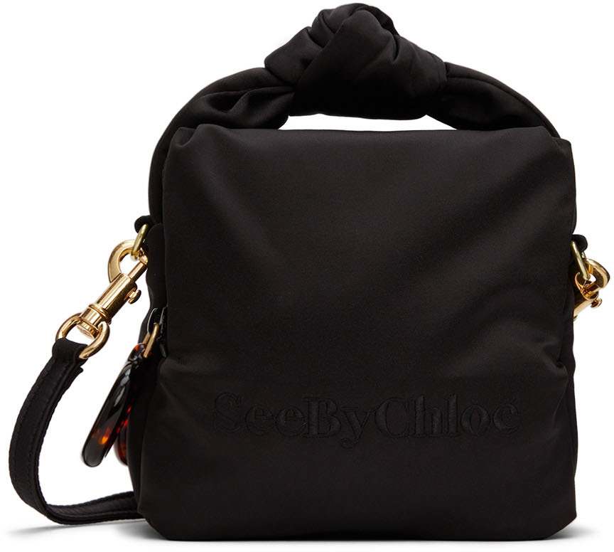 See by Chloé Black Small Tilly Camera Bag SSENSE Canada