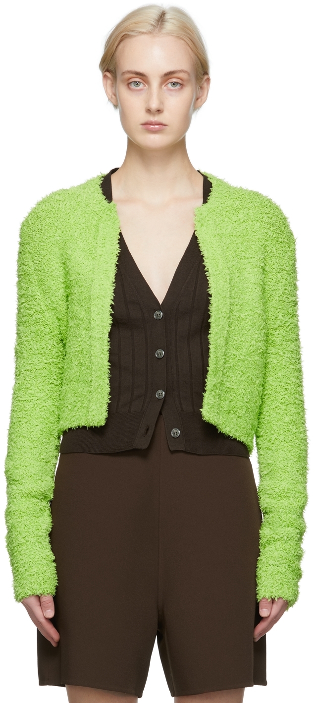 Green Knit Cardigan