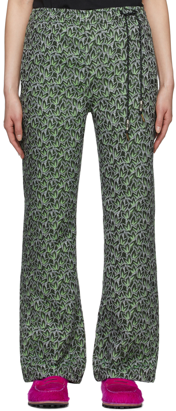 Andersson Bell Green Polyester Lounge Trousers