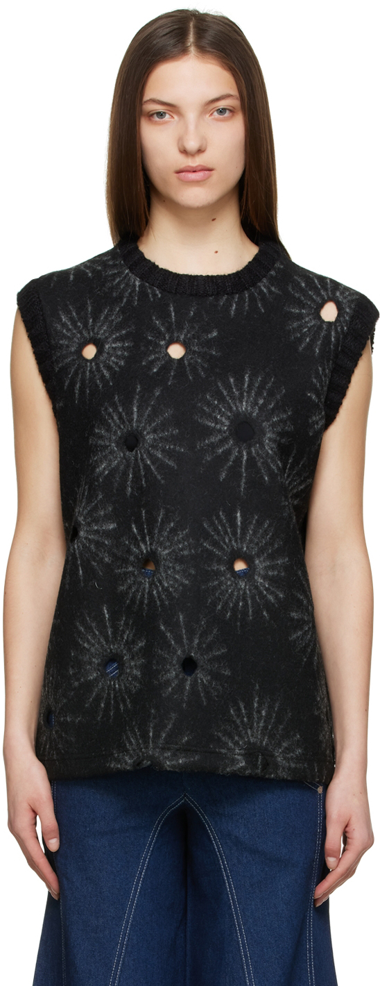 Black Tunisia Vest by Andersson Bell on Sale