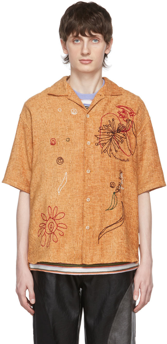 Andersson Bell Orange Polyester Shirt
