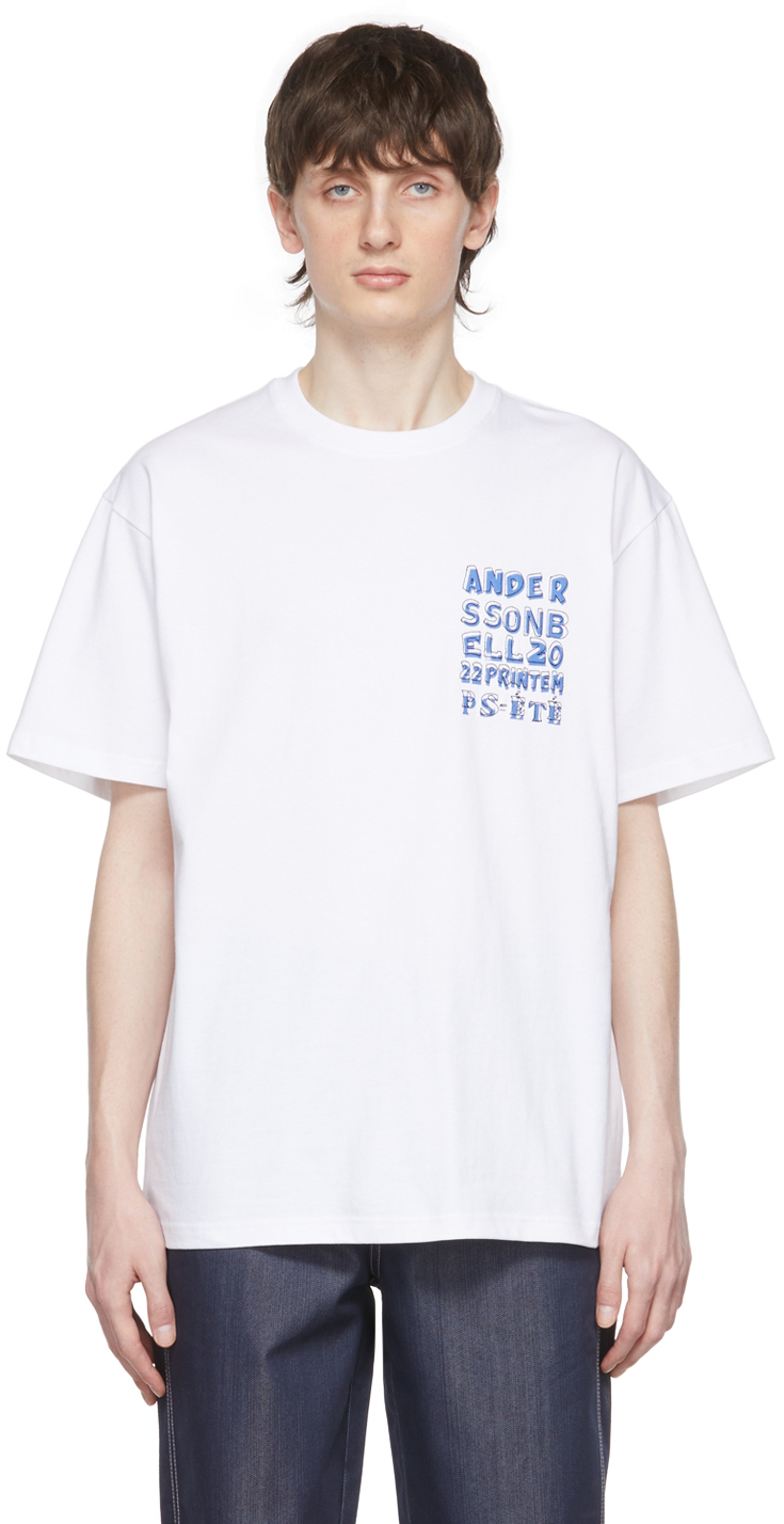 Andersson Bell SSENSE Exclusive White Cotton T-Shirt