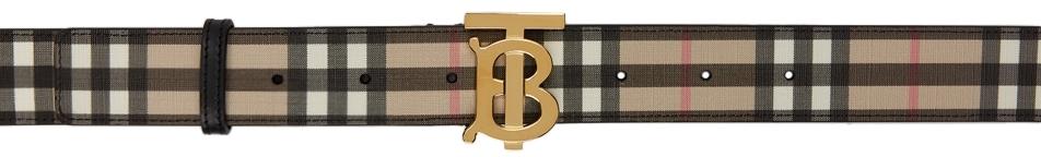 Burberry Beige Monogram Belt