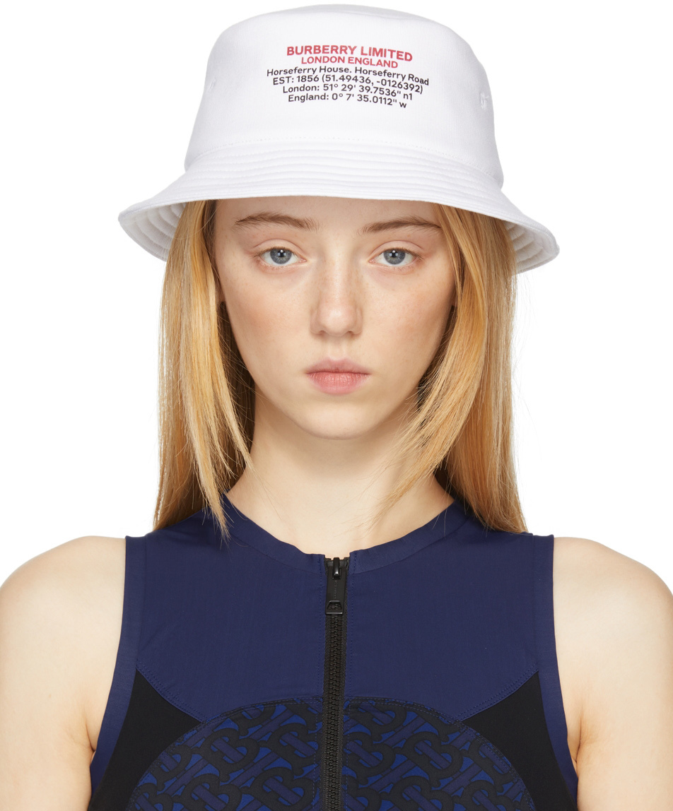 Burberry Pink Logo Bucket Hat