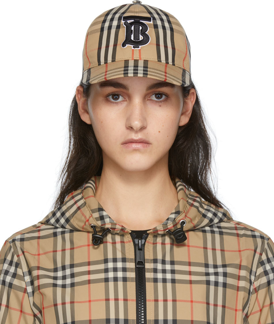 100%新品大得価 BURBERRY - BURBERRY モノグラムキャップの通販 by