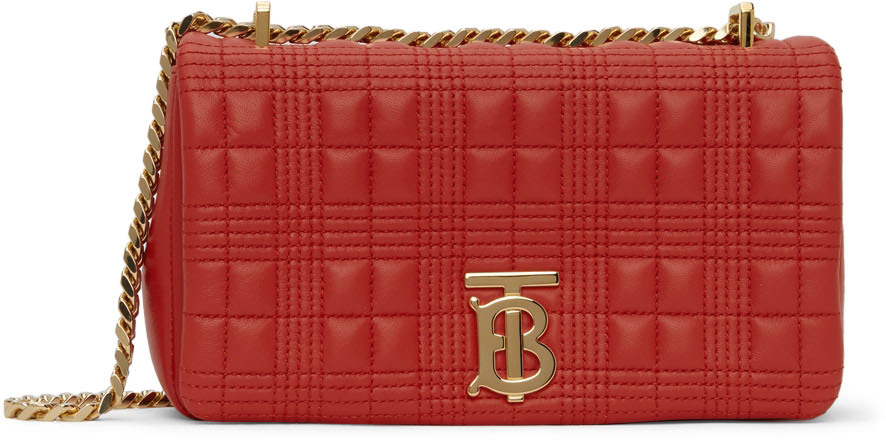 Burberry Red Small Lola Bag