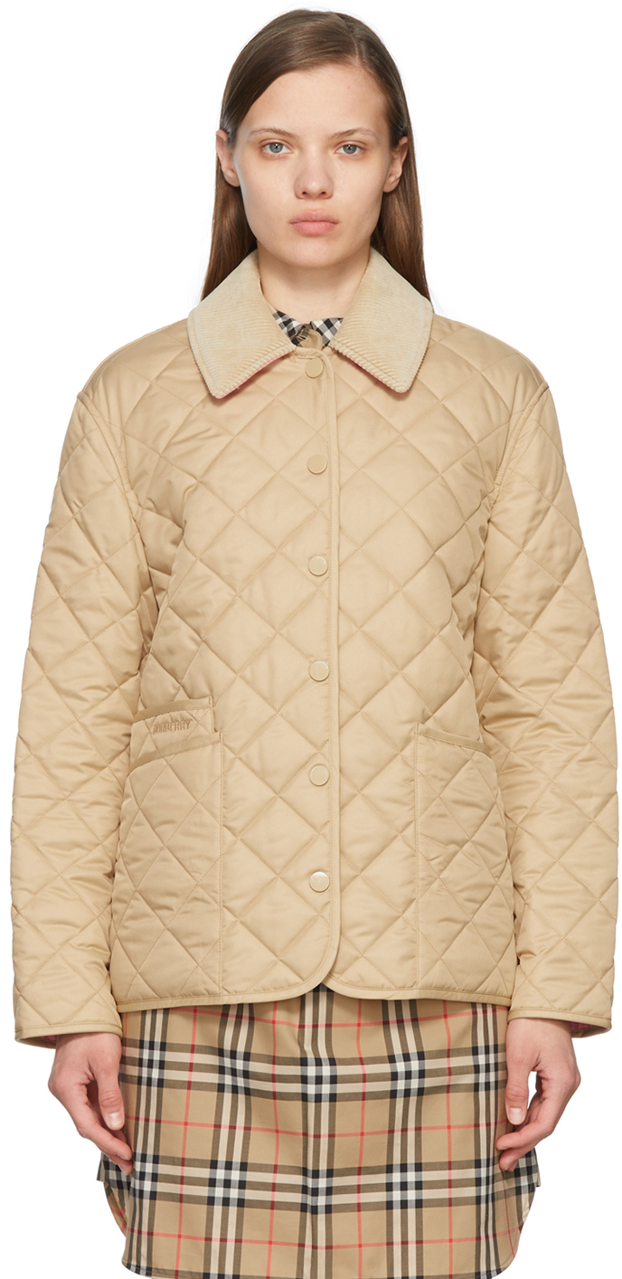 Burberry Beige Polyester Jacket