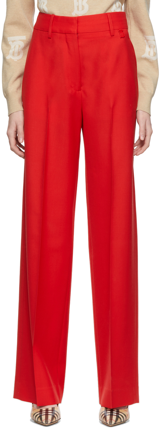 Burberry Wool AIMIE Tailored Pants with Iconic Tartan Motif women - Glamood  Outlet
