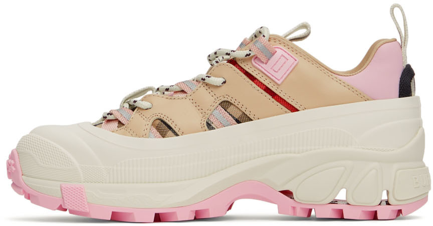 Burberry sales pink sneakers