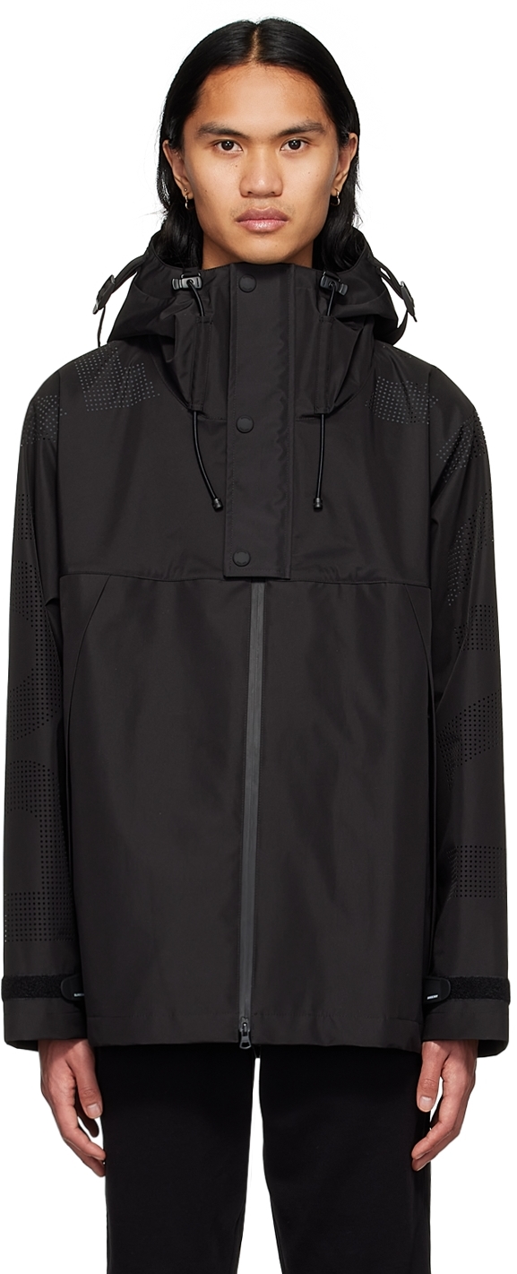 Burberry: Black Polyester Jacket | SSENSE