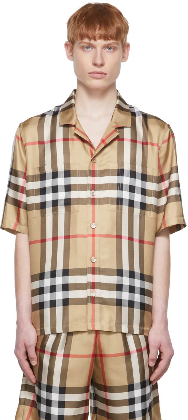 Burberry Beige Vintage Check Shirt