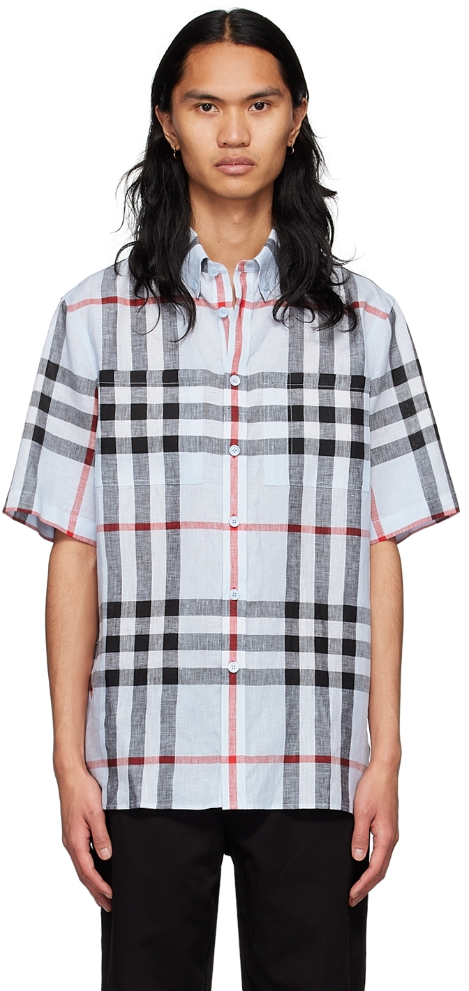 Burberry Blue Vintage Check Shirt