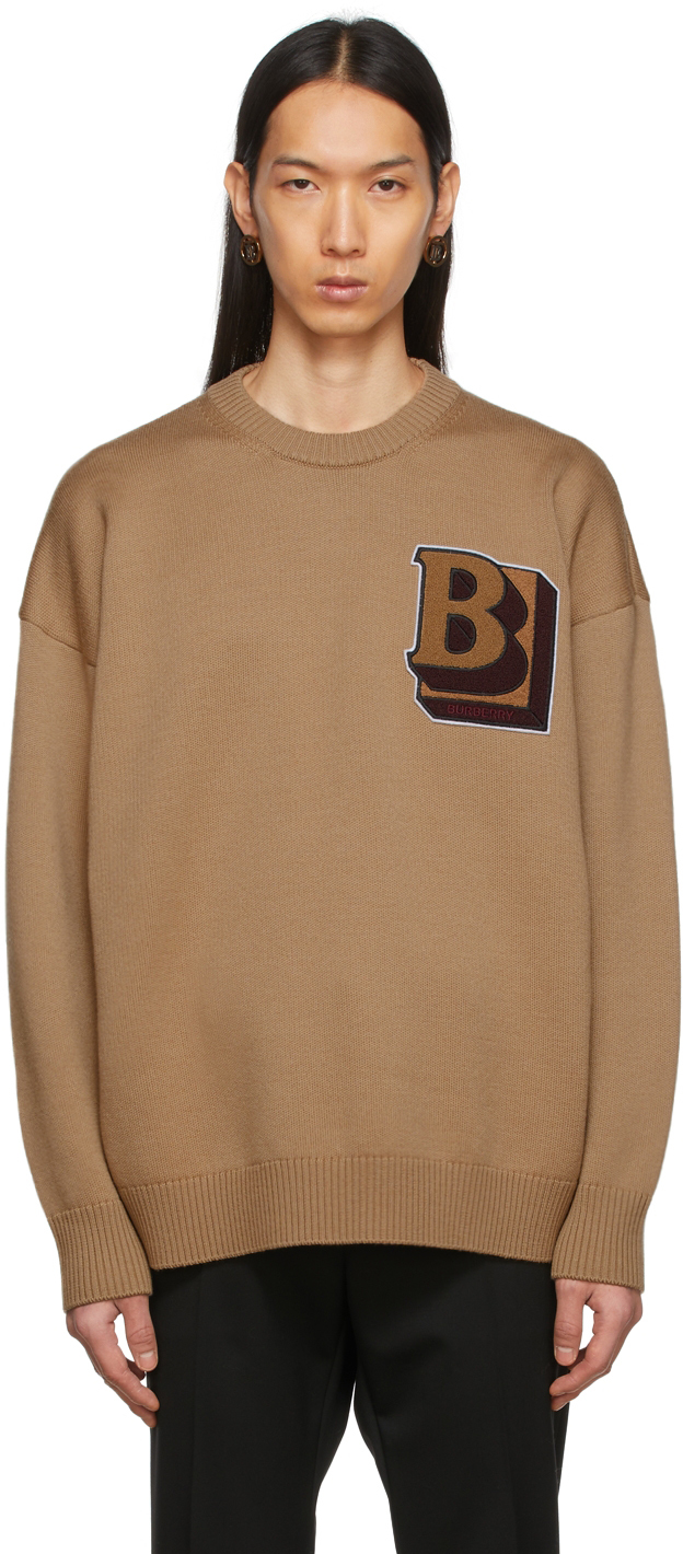 tan wool sweater