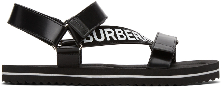 Black Patterson Sandals