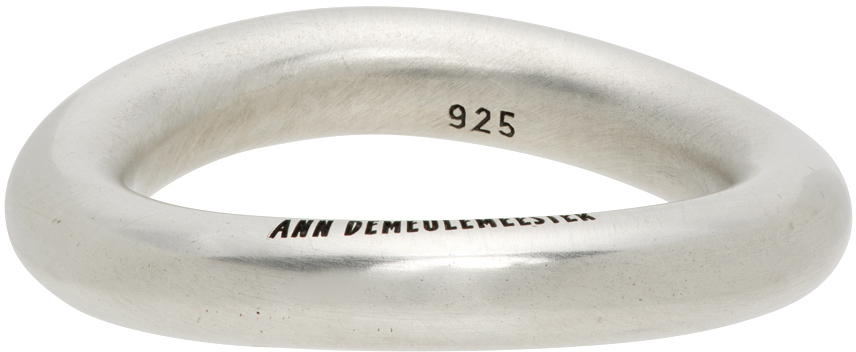 Ann Demeulemeester Silver Martine Locking Ring | Smart Closet